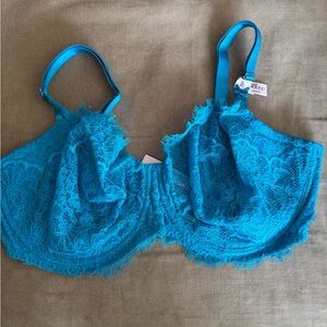Victorias Secret Dream Angels Push Up Without Padding Unlined blue Bra 38DDD NWT